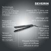 Ionic Hair Straightener - SEVERIN - HG 0622 - Ceramic Coating - LED Temperature Indicator - Quick Heating - Black