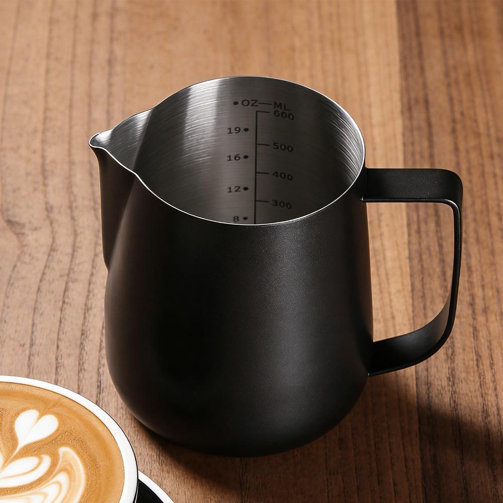 Anti-Drip Spout Milk Frothing Pitcher Coffee Steaming Pitcher For Hot Chocolate