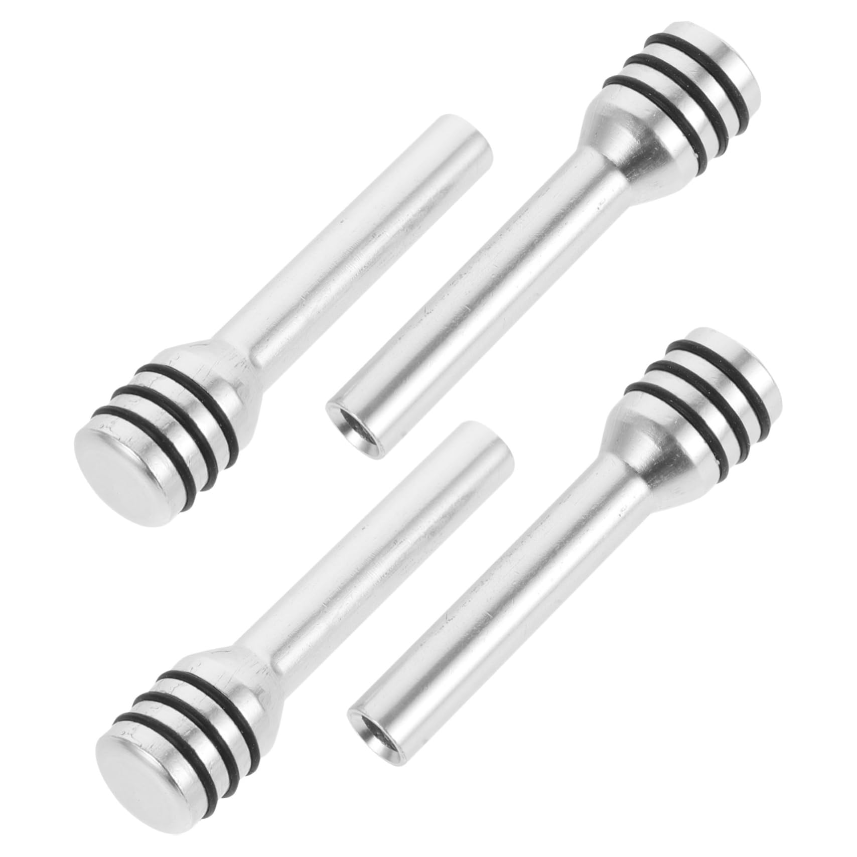 

JUMPLAWN 4pcs Car Door Lock Knobs Made Door Lock Pin Universal Parts for Car 4.80X1.00X1.00CM серебряный