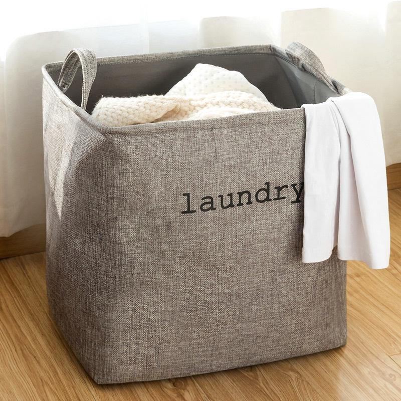 Foldable Laundry & Storage Basket for Clothes and Toys