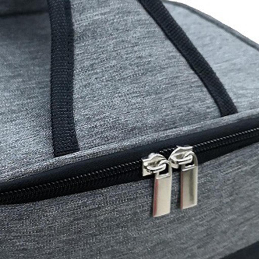 Fenteer USB Lunchbox Heater Insulated Bag with Meal Reheating Food Warmer for Gray Zipper, Travel, Office, Cooking, Picnics, Camping,