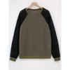 Women Solid Color Lace Long Sleeve Hollow Out Crew Neck Casual T-shirt Blouse Tops