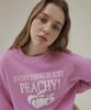 BETWEEN A AND B White Peach Print Sweatshirt [Pink]