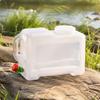 Outdoor Water Container with Wide Opening FoodGrade Portable Spigot Lightweight