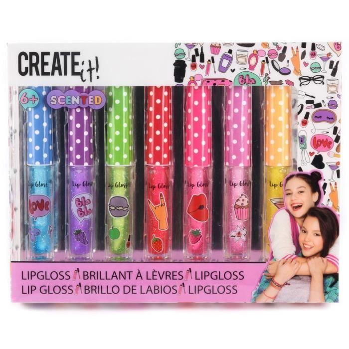 Gloss - create it! - scented - 1,2 grammes - multicolore - filles 6-12 ans
