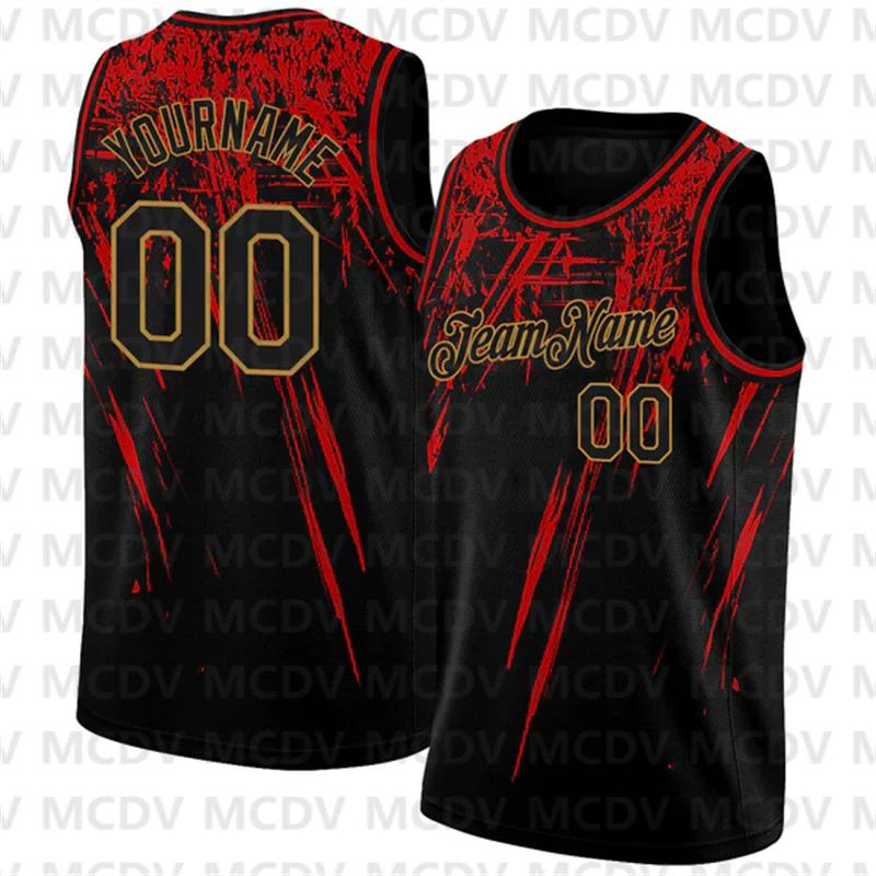 Custom Pink Light Blue-Black 3D Pattern Summer Beach Surfing Authentic Basketball Jersey