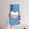 Cute Crying Cartoon Animal Phone Case for Samsung Galaxy S22 S23 S24 S25 FE Ultra 5G Silicone Classic Shockproof Case