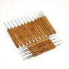 Bamboo Handle Crochet Hook - 0.5mm Single/Double Head Large Metal Wig & Dreadlocks Tool