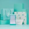 Ferris Wheel Gift Set: Box with Top/Bottom Cover, Envelope, Handbag, Jewelry Box, Silver Polishing Cloth.