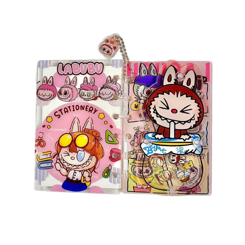 Shake Music Book Acrylic Loose-leaf Book A7 Notepad Hand Account Cartoon Cute DIY Creative Shake Book