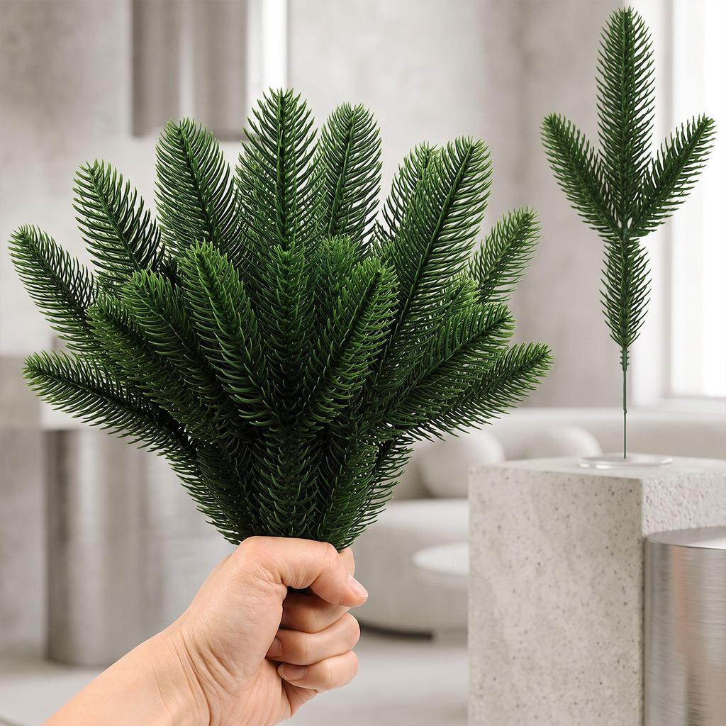 Handmade Christmas Tree Ornaments & Holiday Simulation Greenery for Festive Decor