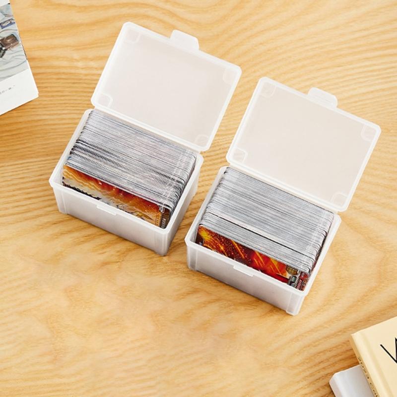 Clear Storage Containers Box for Game Card Playing Card Case Trading Card Storage Box Small Playing Card Storage Box