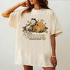 Capybara T-Shirt Damen Anime Bunt 80er Bequem Grafik-T-Shirt Bequem 2000er Psychedelische Ästhetik Popkultur Anime