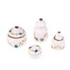 1Setul 1:12 Păpușă Miniatură Ceramică Cutie Condimente Borcan Depozitare Model Bucătărie Decor Jucărie Accesorii Casă de Păpuși