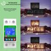 Graffiti WiFi Smart Circuit Breaker: 2P Timer, 20A Overload Protection for Low Voltage Appliances