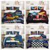Three-Piece Car Racing Race Quilt Set Two-Piece Bedding Set