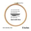 DIY Cross-Stitch Bamboo Embroidery Hoop for Handmade Crafting