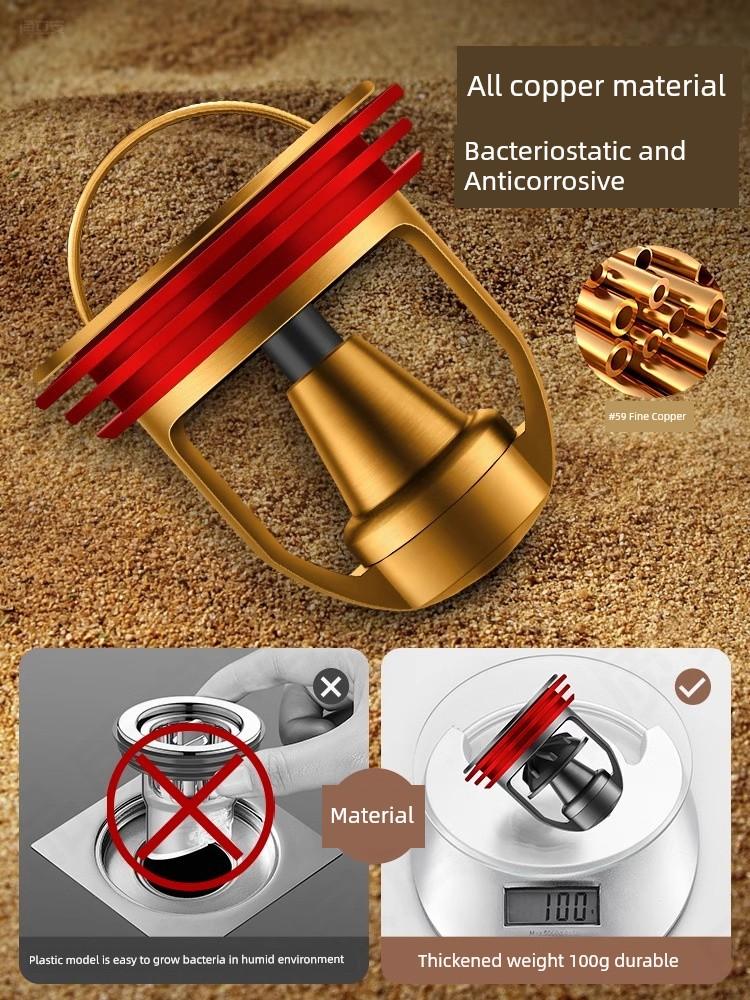 Italian Floor Drain Odor Preventer Bathroom Sewer Anti-Odor Handy Gadget Toilet Anti-Odor Inner Core Deodorant Sealing Cover