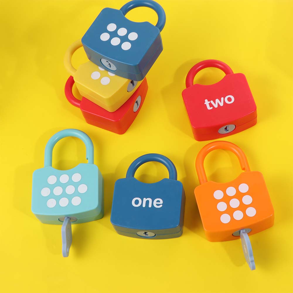 Unlock Key Early Educational Toys Math Count Learning Number Toy Number Lock Key Toys  Kindergarten