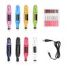 USB Power Supplys Handheld Mini Electric Grinder Nail Gelatum Removing Tool Machine Speed Adjustable Grinding Rotary