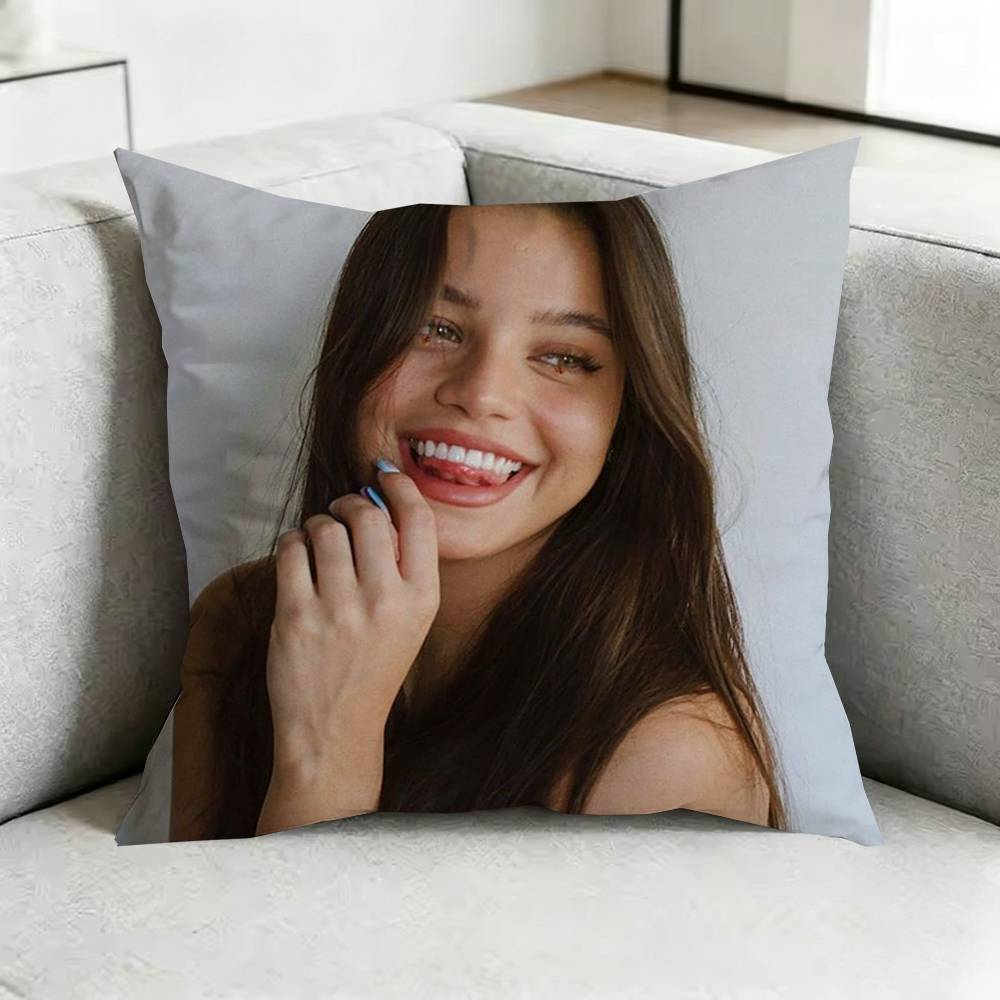 Emilia MMernes PrettyY Square DoubleSided printed Pillow Case Bedroom Bedside Pillow Sofa Cushion Cover Gift