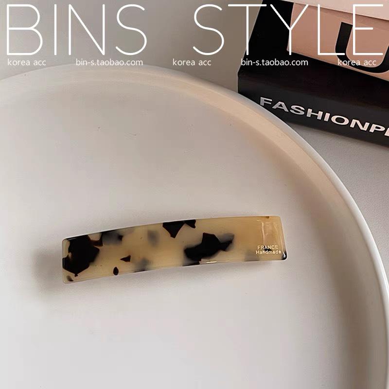 

Корейский простой стиль однотонная черепаховая заколка-зажим для волос