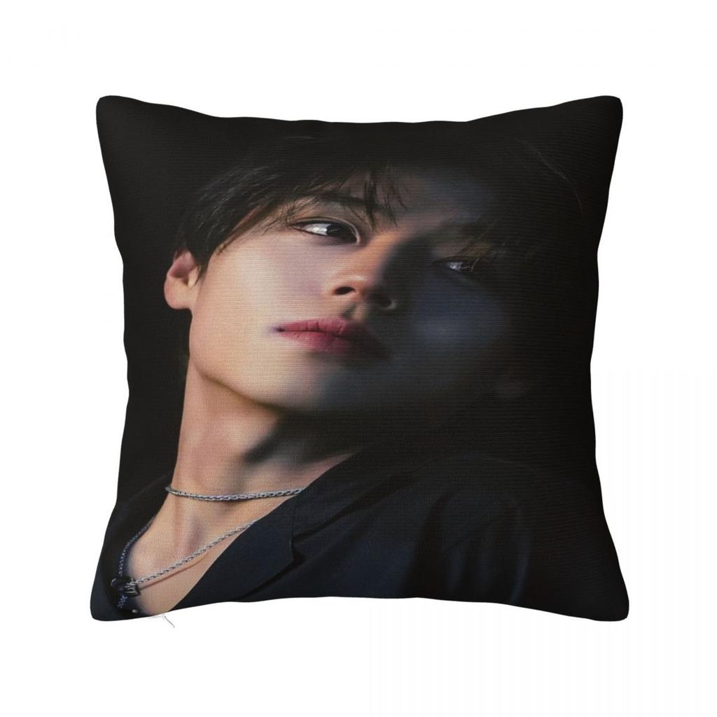 Park Ji Hoon Fan Dárková Povlak na polštář Merch Měkký Potah na polštář Povlaky na polštáře Dekorace na sedadlo S uzávěrem na zip Více velikostí