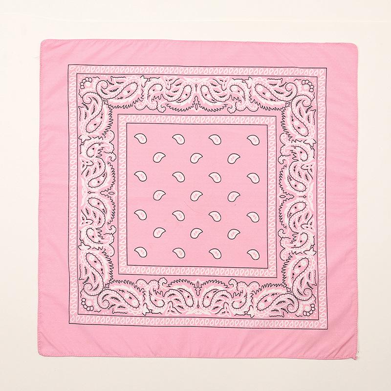 Unisex künstlerisches Seidentuch: Cashew-Amoben-Blumenprint, 54x54 Quadratisch für Street Dance & Dekoration.