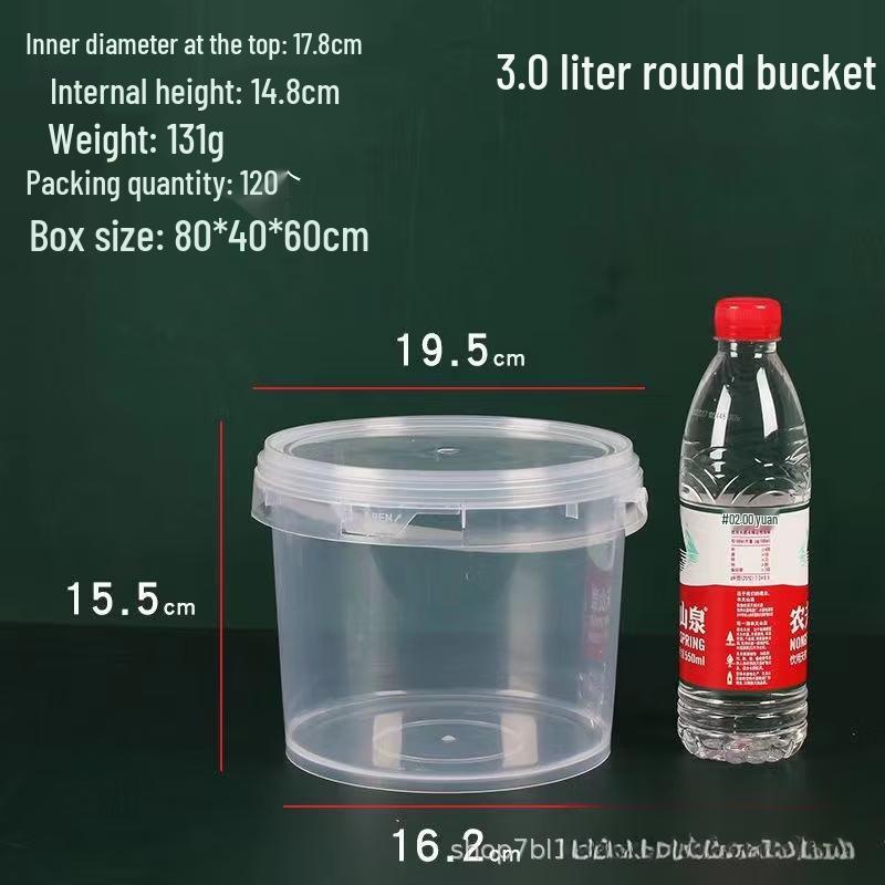 Yicang 3L High-Temperature Transparent Food Buckets