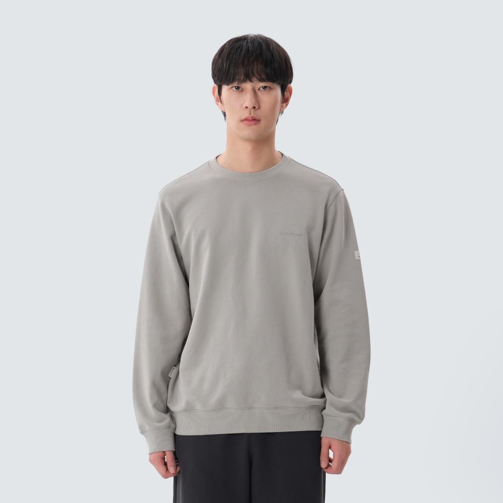 SNOWPEAK Land Essential Sweatshirt Smog Khaki (S25SMFHT50)