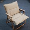 Portable Folding Cushion Seats  Camping Chair Pad Replacement Stadium Seats Pad Outdoor Chair Cotton Cushion Easy to Carry