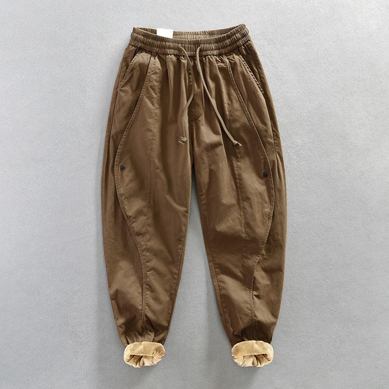 Z640 Męskie pluszowe kombinezony casualowe