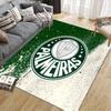 SE Palmeiras Flannel Pattern Square Carpet,Area Rug,Carpet Rug for Living Room Bedroom Sofa Playroom Decor,Non-slip Floor Mat