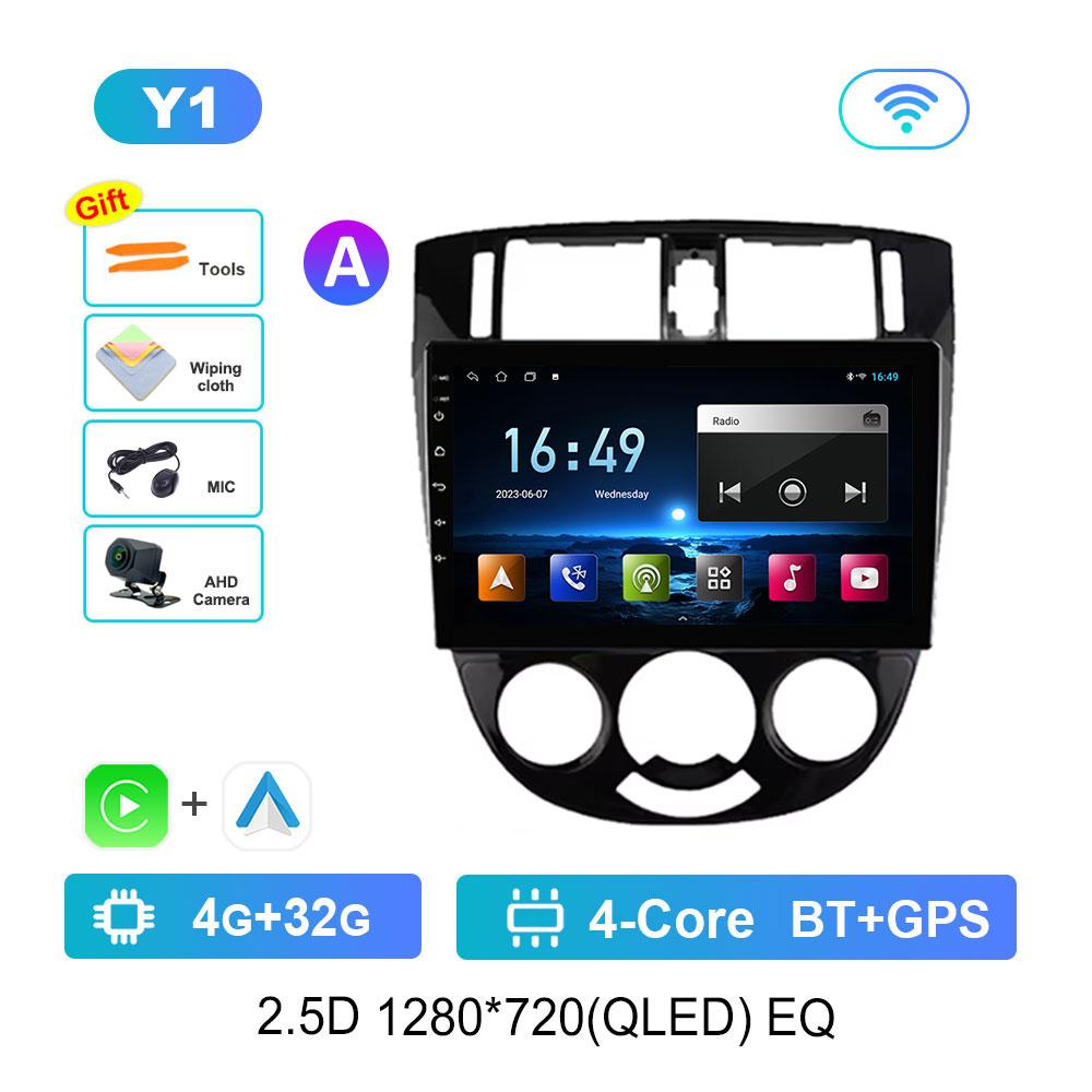 for Chevrolet Lacetti J200 Excelle HRV 2004 - 2013 Android 14 Car Video Multimedia Player WiFi GPS Navi 2.5D Screen DSP Stereo