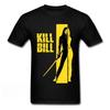 Sommer Herren Film 'Kill Bill' Buchstaben Print Rundhals T-Shirt Lässig Locker Outdoor Reine Baumwolle Kurzarm Übergröße