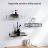 Punch-Free Iron Art Wall-Mounted Bathroom & Kitchen Corner Shelf