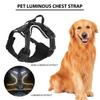 1 set ham luminos pentru animale de companie, reîncărcabil cu LED-uri, ham pentru câine, curea reglabilă pentru piept pentru plimbări nocturne