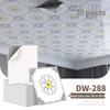 10-Pack Self-Adhesive Ceiling Stickers: Aluminum-Plastic Bathroom Decor Panels