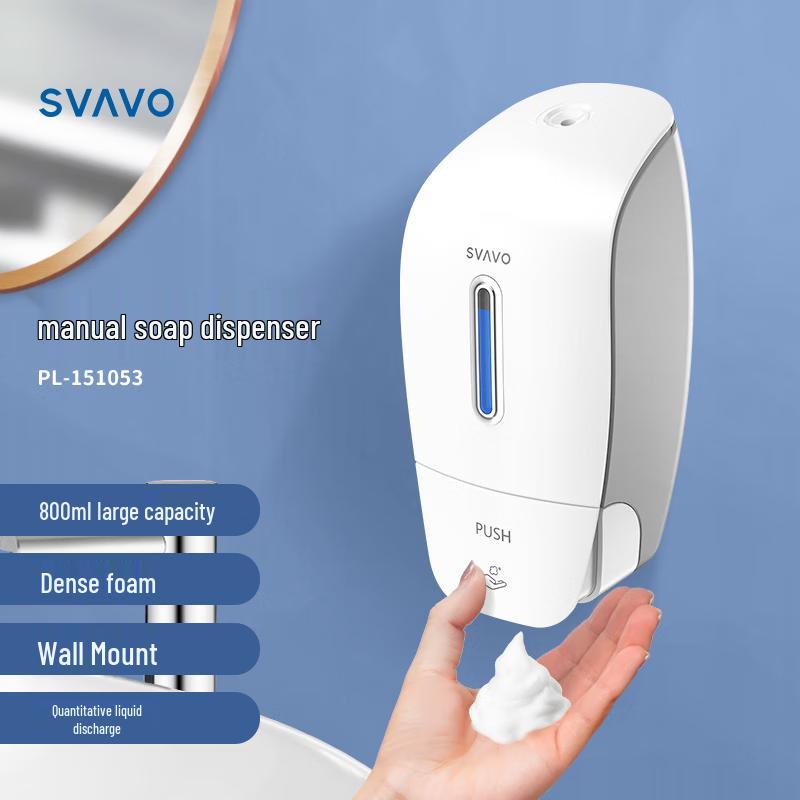 Ruiwo PL-151053 Wall-Mounted Manual Foam Soap Dispenser