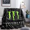 Coperta Throw Monster Drink Coperte in Flanella Peluche per Divano Letto Regali per Uomini Donne Coperta da Viaggio Picnic Regali per Fan di Natale