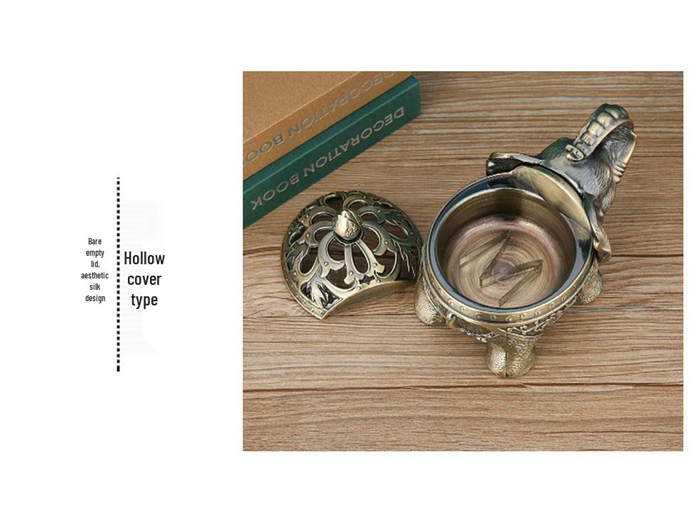 European Style High-Foot Elephant Incense Burner for Dining Room & Living Room