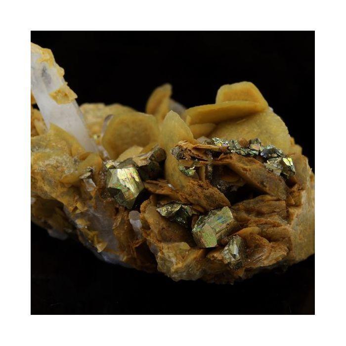 Pyrite, Sidérite, Quartz 150.8 carats