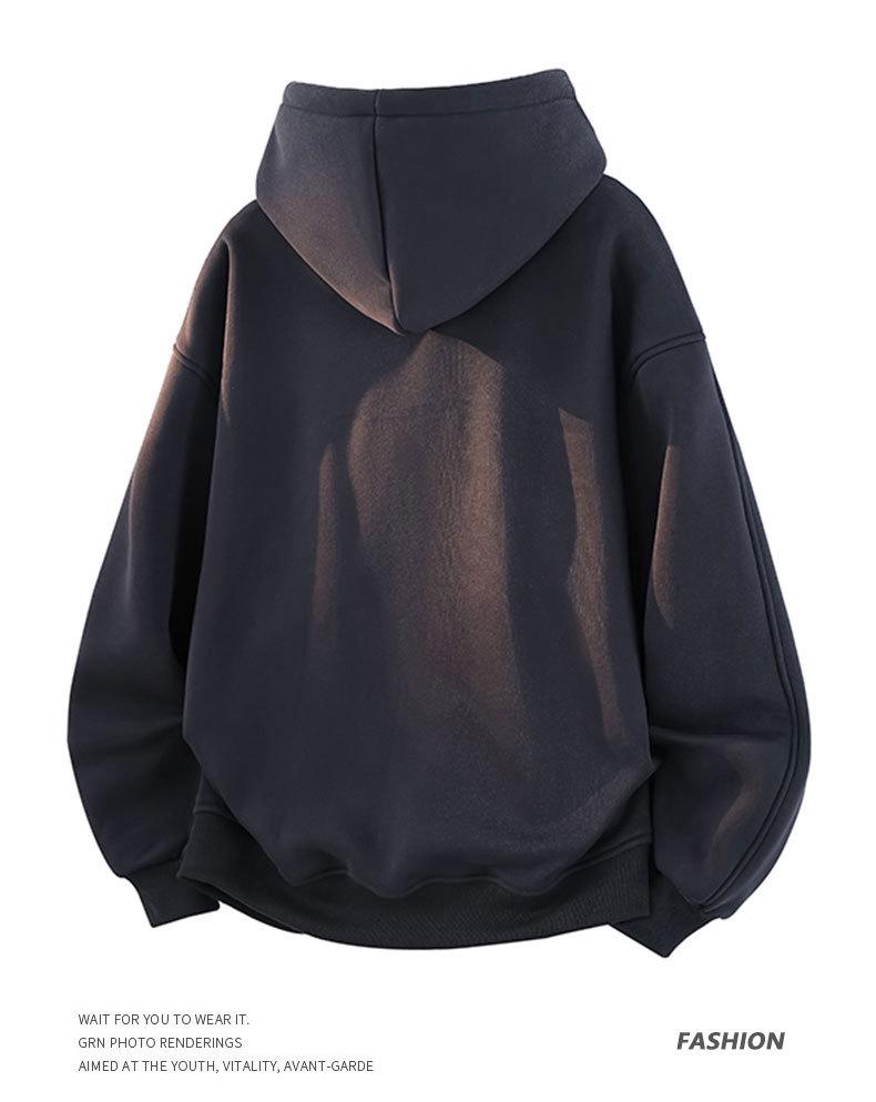 Youxu Unisex Color Block Zipper Cardigan Hoodie - Trendy Autumn/Winter Casual Wear