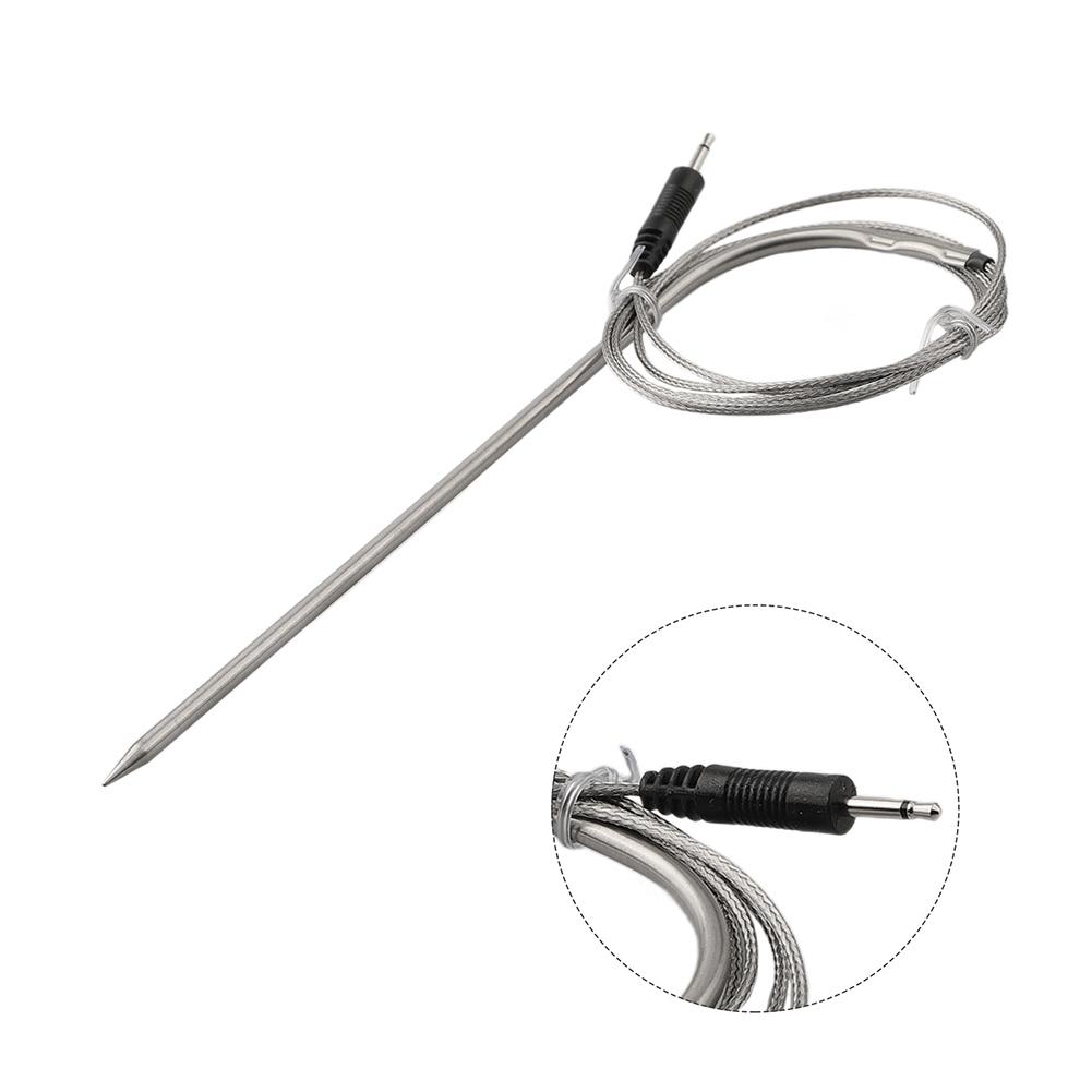 Sondas de Repuesto para Termómetro de Barbacoa 3 Piezas Conector DC2 5 Resistentes a Altas Temperaturas para Aplicaciones de Asado y Horneado