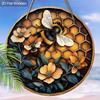 Garden Decoration, Wooden Hanging Decorative Signs, Bee Patterns, 2D Graphic Products, Housewarming Gifts for Friends