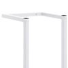 Vidaxl Towel Rack, White, 25X20X95 Cm, Steel