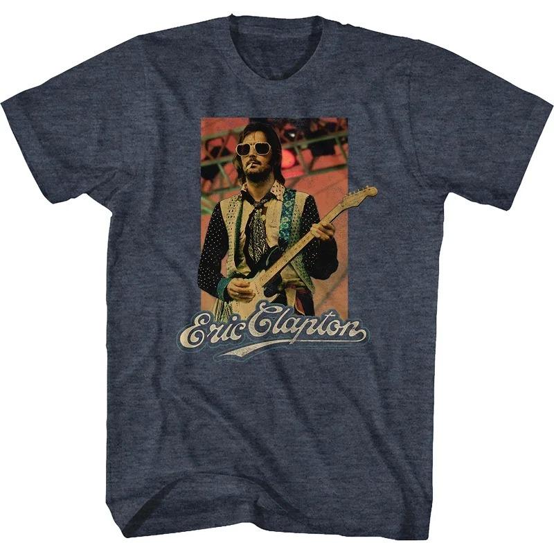 Classic Eric Clapton Blackie Tour 2008 Band T Shirt Rock Music Men and Women T-Shirt Short Sleeve Tee Cotton Top Summer Clothing