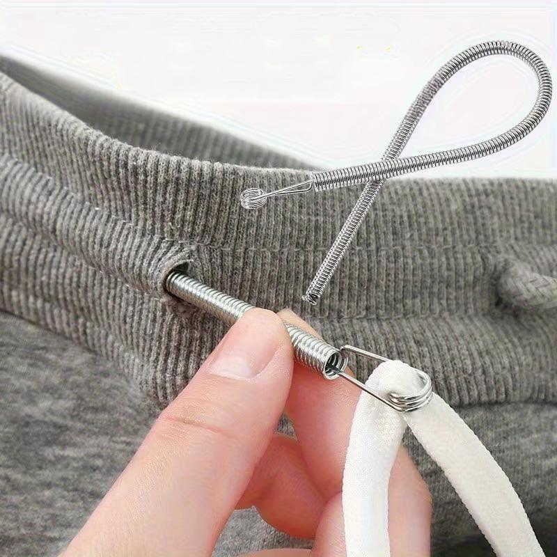 1/3/5Pcs Hoodies Elastic Band Lace Cord Flexible Drawstring Thread Bendable Spring Drawstring Threader Clip Diy Sewing Accessory