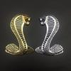Serpiente Cobra Metálica 3D Cobra Emblema 3D Pegatina Metal Auto Coche