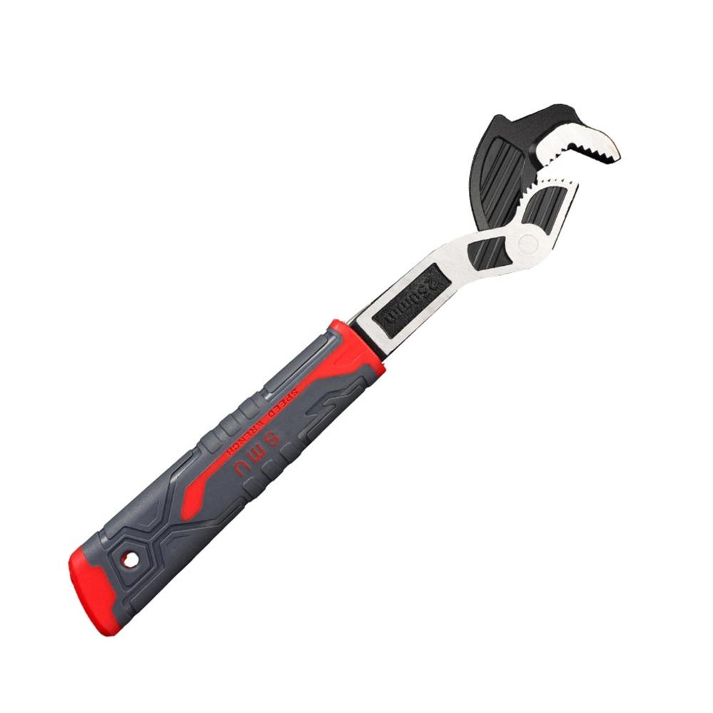 Adjustable Wrench Set 6/8/10 Inch, Self-Locking Multi-Size Grip Tool for Home, Car & Plumbing Repairs